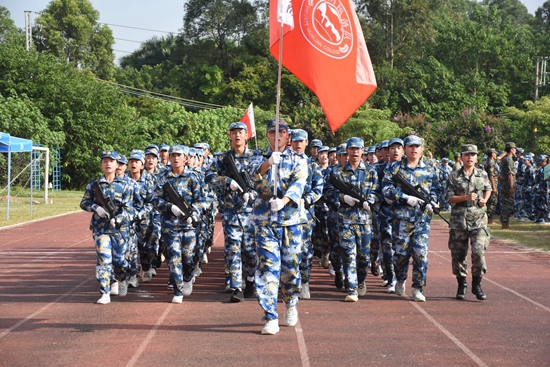 迷彩英姿彰显2024级新兵风采