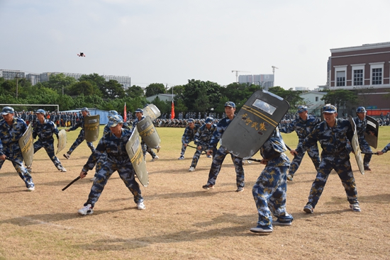 迷彩英姿彰显2024级新兵风采